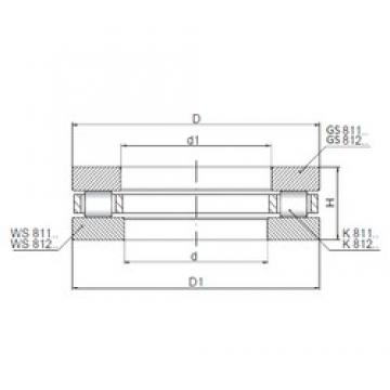 ISO 81288 thrust roller bearings