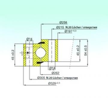 ISB NB1.20.0260.201-1PPN thrust ball bearings