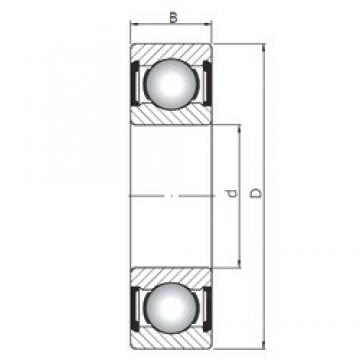 65 mm x 100 mm x 18 mm  65 mm x 100 mm x 18 mm  ISO 6013 ZZ deep groove ball bearings