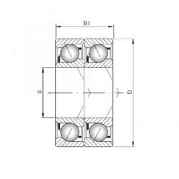 ISO 7313 BDT angular contact ball bearings